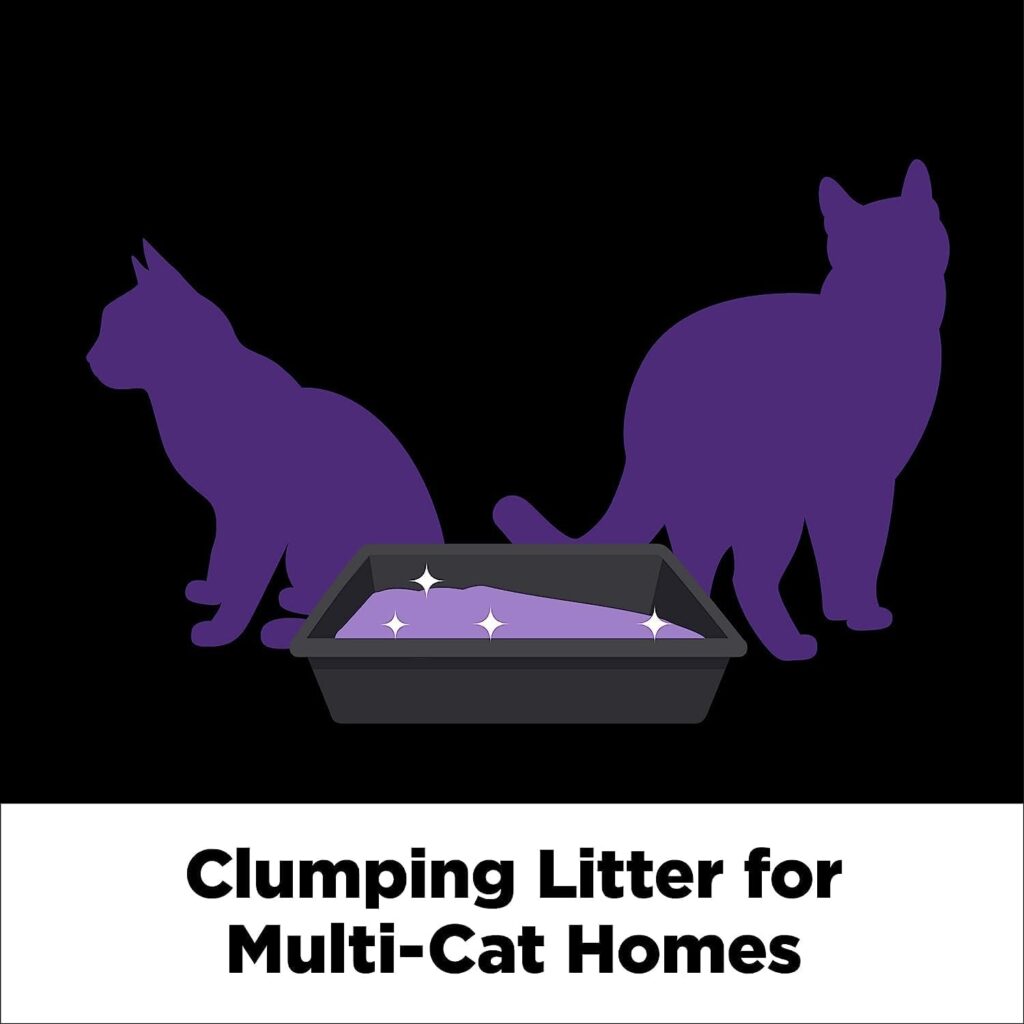 Arm Hammer SLIDE Platinum Multi-Cat Easy Clean-Up Clumping Cat Litter, 14 Days of Odor Control 18 lb